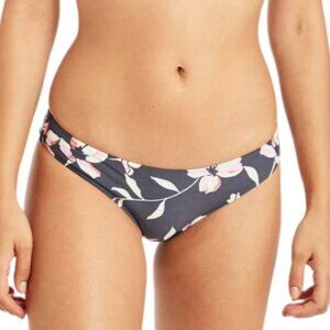 Billabong Women's Flow On by ruched bikini bottom